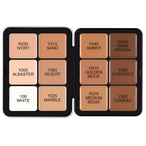 makeup forever hd foundation palette.